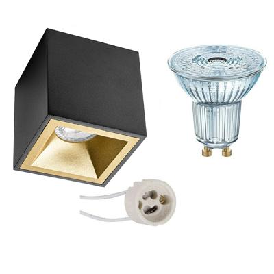 Opbouwspot Set - OSRAM Parathom PAR16 927 36D - Pragmi Cliron Pro - GU10 Fitting - Dimbaar - Opbouw Vierkant - Mat