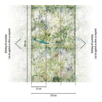 Livingwalls The Wall II - Groen - Planten Behang - 393321 - thumbnail