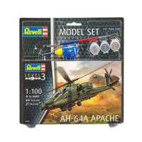 Revell model set - ah-64a apache 56dlg. - incl. basiskleuren verf - thumbnail
