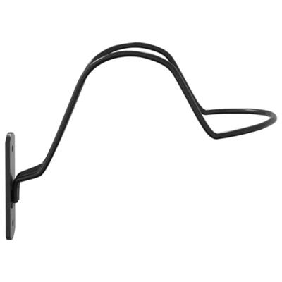 VidaXL Helmrek voor paardensport wandmontage staal zwart VidaXL Helmrek voor paardensport wandmontage staal zwart