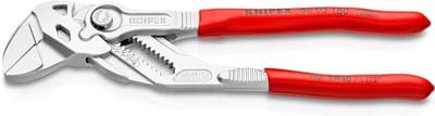 Knipex Sleuteltang | 180 mm Lengte | Tang en Schroefsleutel in Eén | Kunststof Bekleed | Verchroomd - 86 03 180 SB