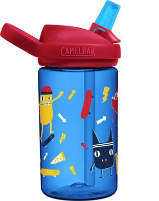 CamelBak drinkbeker Eddy+ Skate Monsters junior 0,4 liter rood CamelBak drinkbeker Eddy+ Skate Monsters junior 0,4 liter rood