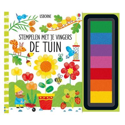 Stempelen met je vingers De Tuin (Hardback)