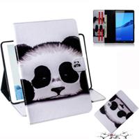 Panda patroon horizontale Flip lederen case voor Huawei MediaPad M5 Lite 8/Honor tab 5 met houder & Card slot & portemonnee - thumbnail