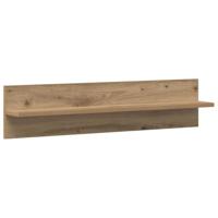 Wandplank 2 pcs Artisan Eiken 80 x 11,5 x 18 cm Bewerkt hout - thumbnail