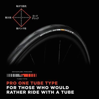 Schwalbe buitenband Pro One Tube Type 28 x 1.10 (28 622) zwart - thumbnail