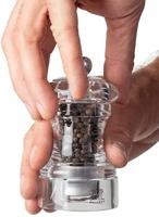 Peugeot Bistro peper- en zoutmolen 10 cm - transparant - acryl - thumbnail