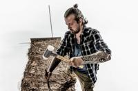 Halder Kunststofhamer | lengte 300 mm hoofd-d. 20 mm | hickory terugslagvrij | hard nylon wit | 1 stuk - 3366.020 3366.020 - thumbnail