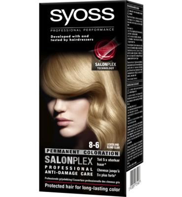 Syoss Permanent Coloration Haarverf - 8-6 Licht Blond