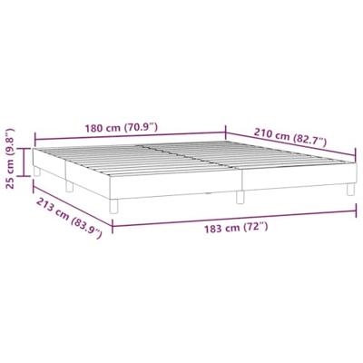 Bedframe zonder matras 180x210 cm fluweel donkergroen Bedframe zonder matras 180x210 cm fluweel donkergroen