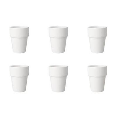 Budgetline melkbeker 6 stuks