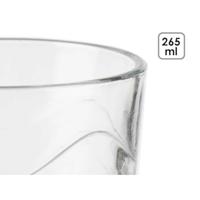 Glazenset Vivalto Transparant Glas Golven 265 ml (8 Stuks) - thumbnail