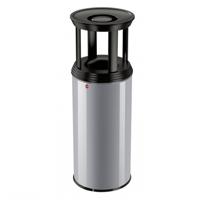 Hailo 0950-932 ProfiLine Safe Plus XL Prullenbak 45L Grijs - thumbnail