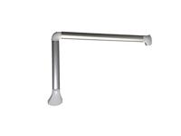 SecuCare wand bad/douche greep Alu wit hoek 90 gr - thumbnail