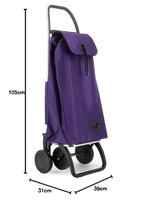 Winkelwagen Rolser i-max mf 4 more 40 L Paars - thumbnail