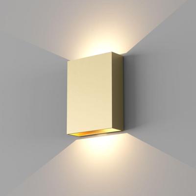 Wandlamp Artdelight Memphis 2 Lichts LED 2700K Dimbaar Geborsteld Goud
