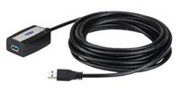 ATEN UE350A USB-kabel USB 4.0 RJ45 5.00 m Zwart - thumbnail