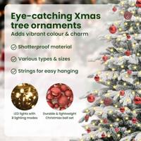 VidaXL Kunstmatige inklapbare kerstboom wit 180 cm pe en pvc - thumbnail