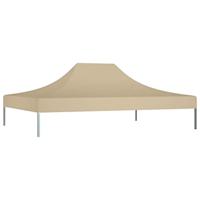VidaXL Partytentdak 270 g/m² 4x3 m beige - thumbnail