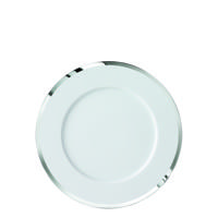 SIEGER - Treasure Platinum - Ontbijtbord met rand 23cm - thumbnail