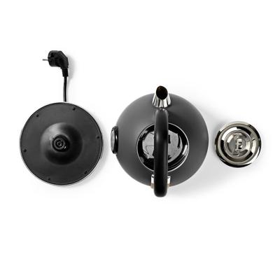 Nedis Waterkoker 1.8 L Soft-touch Grijs Temperatuurindicator 360 Graden Draaibaar Nedis Waterkoker 1.8 L Soft-touch Grijs Temperatuurindicator 360 Graden Draaibaar