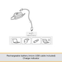 Petzl Bindi Hoofdlamp LED werkt op een accu 200 lm - thumbnail