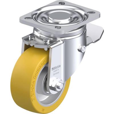 Blickle LH-ALTH 101K-1-ST Zwenkwiel met rem Wieldiameter: 100 mm Draagvermogen (max.): 420 kg 1 stuk(s)