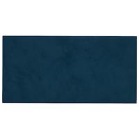 Wandpanelen 12 st 2,16 m 60x30 cm fluweel blauw - thumbnail