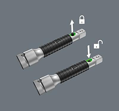 Wera 8796 SC Zyklop-verlengstuk "Flexible-Lock" met vrijloophuls, kort voor 1/2", 1/2 duim x 125.0 mm - 1 stuk(s) - 05003642001 - thumbnail