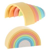 Mlitoys Bioplastic Stapelregenboog 7-delig - thumbnail