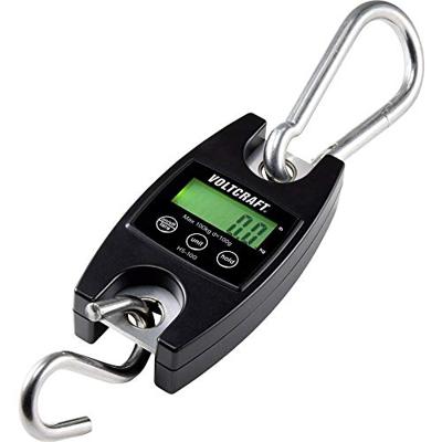 VOLTCRAFT HS-100 Hangweegschaal Weegbereik (max.) 100 kg Resolutie 100 g Zwart VOLTCRAFT HS-100 Hangweegschaal Weegbereik (max.) 100 kg Resolutie 100 g Zwart