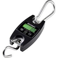 VOLTCRAFT HS-100 Hangweegschaal Weegbereik (max.) 100 kg Resolutie 100 g Zwart - thumbnail