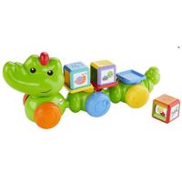 Mattel Fisher price silly safari krokodil met speelkubussen - thumbnail