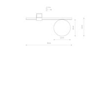 Lyora Glazen hanglampPik 1x wit glas - 10299 - thumbnail