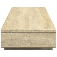VidaXL Monitorstandaard 100x27x15 cm bewerkt hout sonoma eikenkleurig - thumbnail