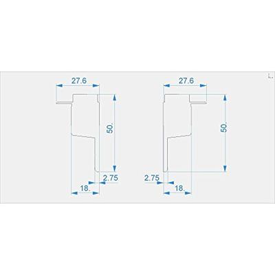 Deko Light 979211 Endkappe H-EL-03-10 Set 2 Stk, Grau Profieleindkap Kunststof (l x b) 50 mm x 27.6 mm 1 stuk(s) Deko Light 979211 Endkappe H-EL-03-10 Set 2 Stk, Grau Profieleindkap Kunststof (l x b) 50 mm x 27.6 mm 1 stuk(s)