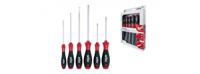 Wiha schroevendraaierset softfinish 7153 (zwart/rood) - thumbnail
