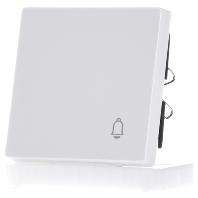 Merten MEG3305-0319 Wisselschakelaar Afdekking System M Polar-wit 1 stuk(s) - thumbnail