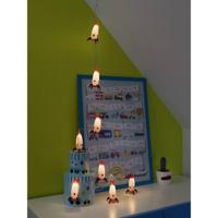 Konstsmide LED decoratie lichtsnoer 8 raketten 1,75 m, warm wit - thumbnail