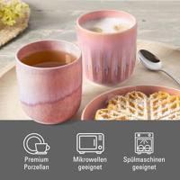 Villeroy & Boch Mokken Perlemor Coral - 290 ml - 2 stuks - thumbnail