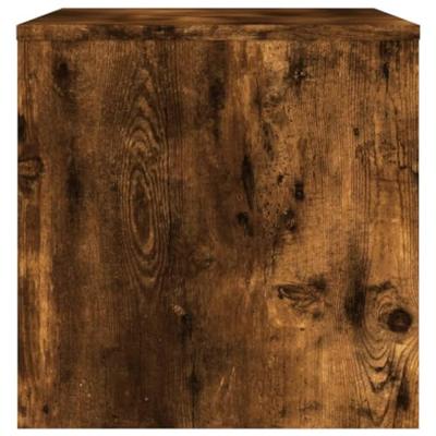 Tv-meubel 80x40x40 cm bewerkt hout gerookt eikenkleurig