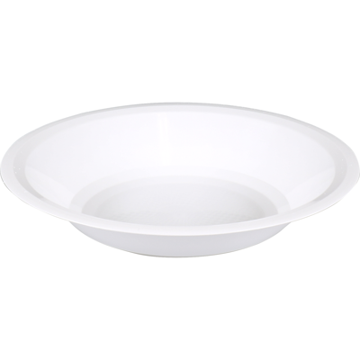 Goldplast Bord | diep bord | Use & reuse | reusable | rond | 1-vaks | pP | Ø19.5cm | wit | 600 stuks