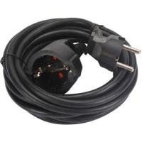 Perel verlengkabel 3 meter, zwart, voor Nederland - thumbnail