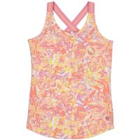 Quapi Meisjes top - Bodien - AOP bloemen wit - thumbnail