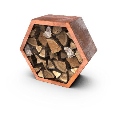 Honni Houtopslag Cortenstaal Geroba - Geroba Honni Houtopslag Cortenstaal Geroba - Geroba