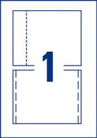Cd inlegkaart Avery L7435-25 151x118mm - thumbnail