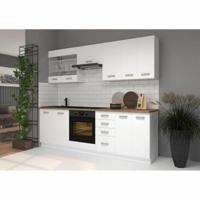 ATLAS Hoge kast met 1 deur - Wit decor - L 40cm - thumbnail