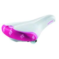 Monte Grappa kinderzadel vereda 20-24" wit/roze - thumbnail