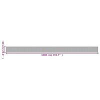 VidaXL Vloerkleed rechthoekig 60x1000 cm bamboe donkerbruin - thumbnail