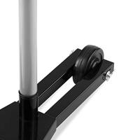 Velgboom mobiel zwart aluminium tot 225mm bandbreedte - thumbnail